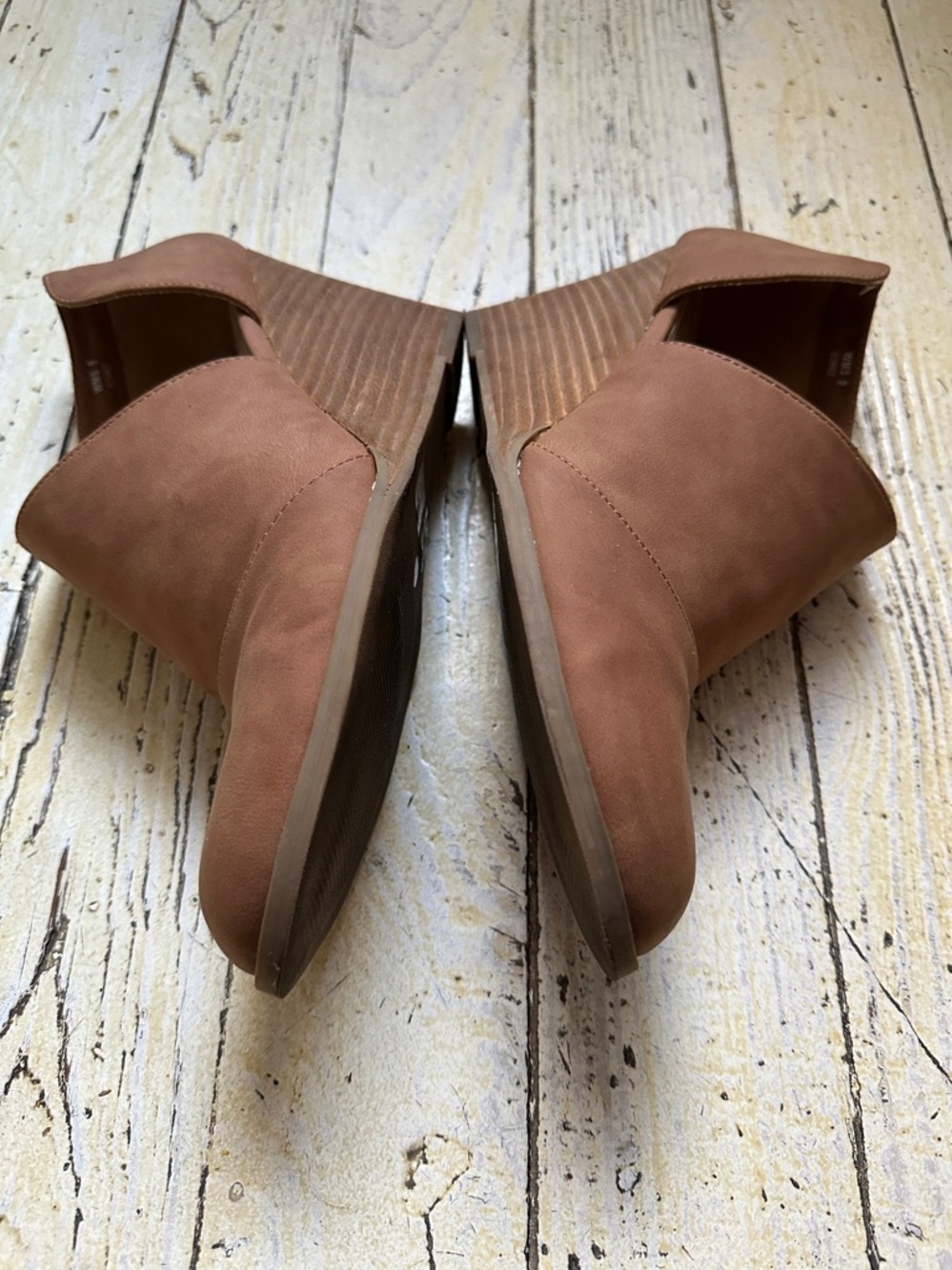 Dolce Vita Short Women's Tan Wedge Booties - Picture 6 of 8